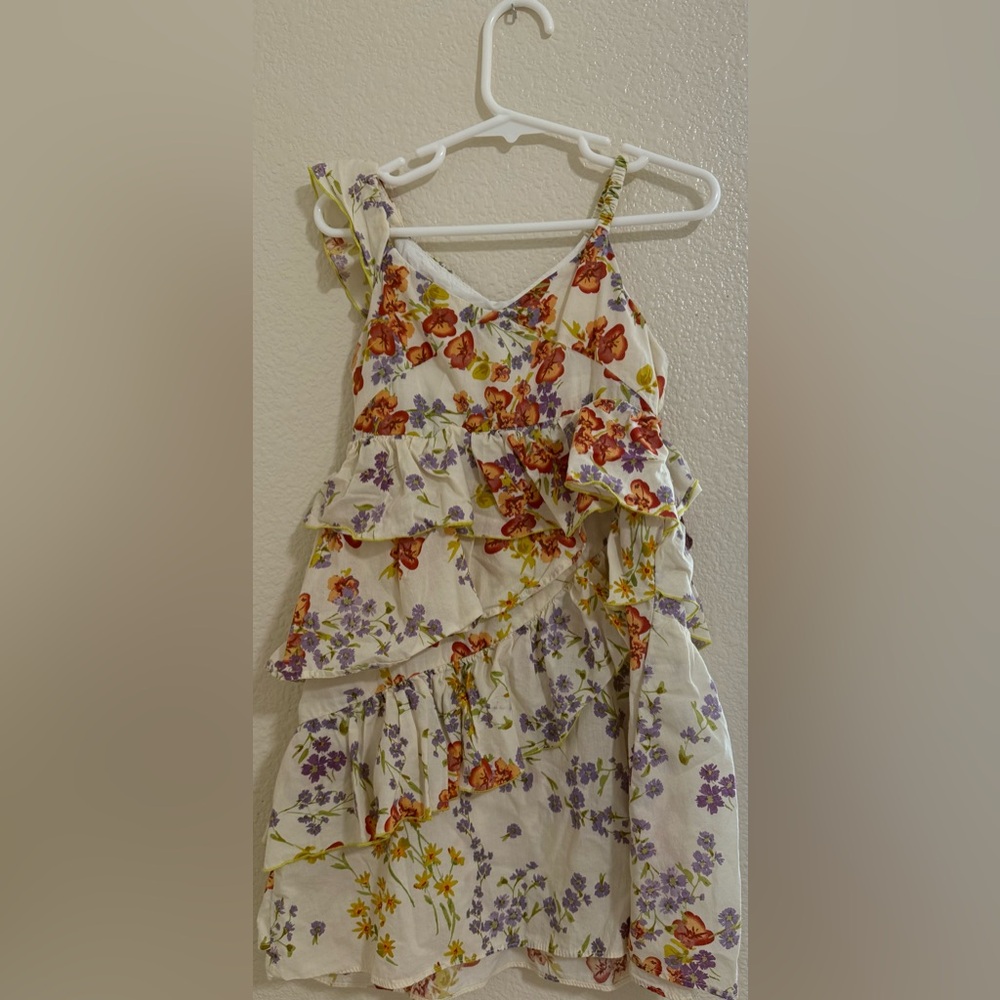 Zara Floral Ruffle Kids Dress